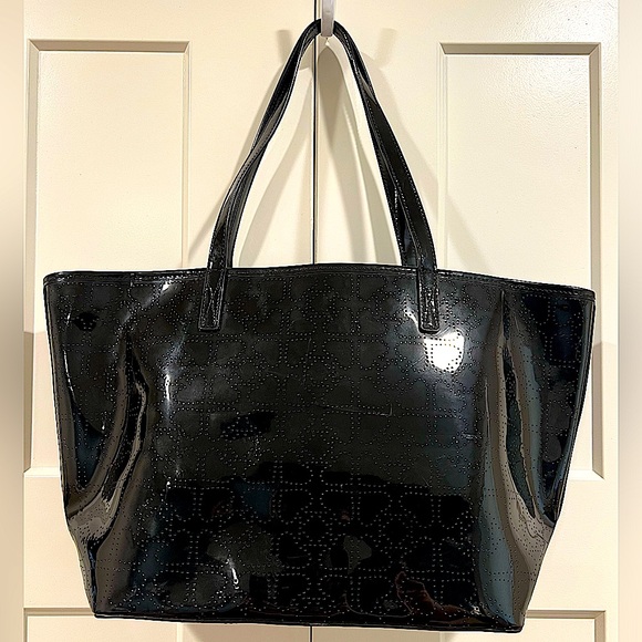 Kate Spade Black PVC Tote - Picture 2 of 9